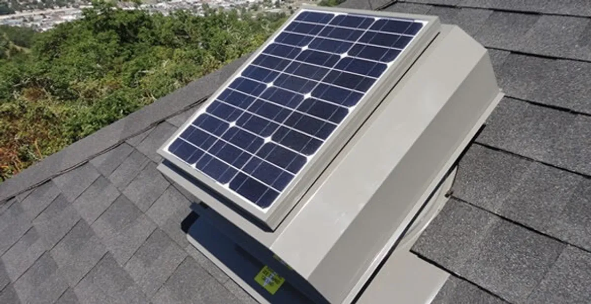 attic fan installation services with energy-efficient roof-mounted ventilation system in West Palm Beach, FL