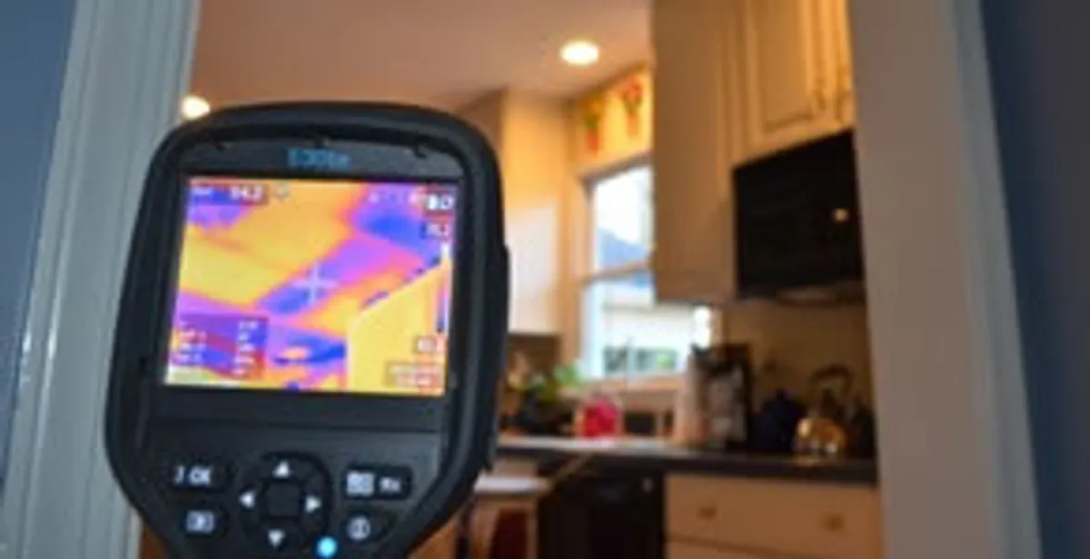 home energy audit service using thermal imaging to evaluate electrical efficiency inside a home in West Palm Beach, FL