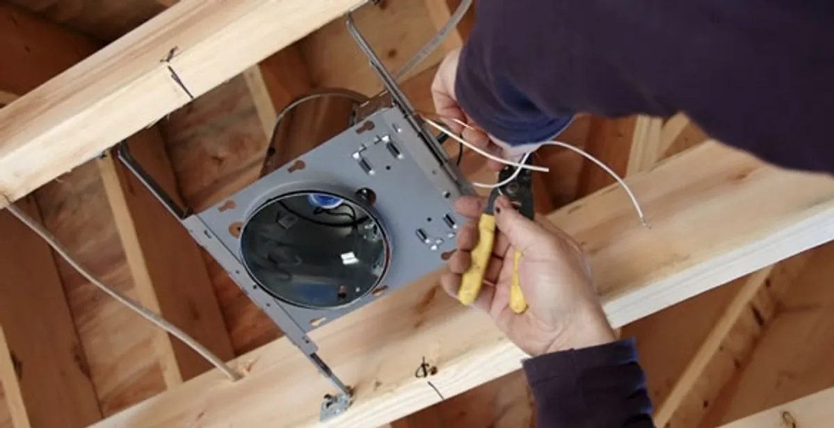 Professional recessed lighting installation with electrical wiring by licensed electricians in West Palm Beach, FL